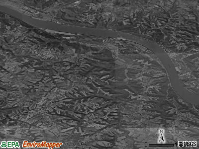 Zip code 41034 satellite photo by USGS