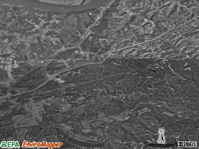 Zip code 41046 satellite photo by USGS