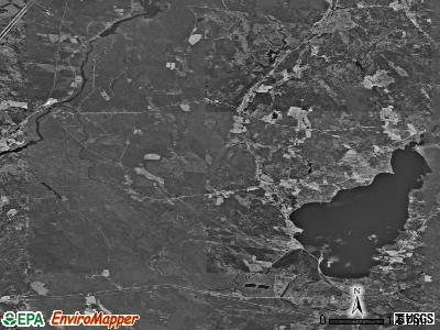 Zip code 04922 satellite photo by USGS