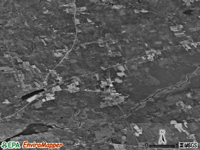 Zip code 04923 satellite photo by USGS