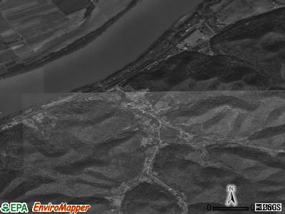 Zip code 41137 satellite photo by USGS