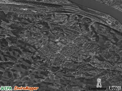 Zip code 41139 satellite photo by USGS