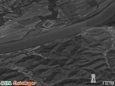 Zip code 41170 satellite photo by USGS