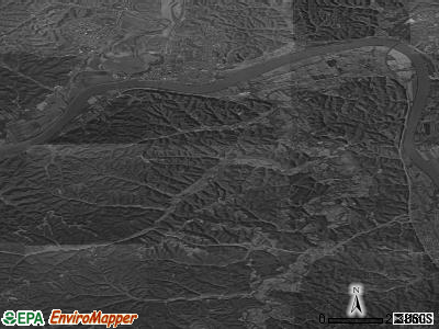 Zip code 41175 satellite photo by USGS