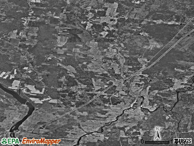 Zip code 04928 satellite photo by USGS