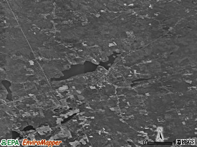 Zip code 04930 satellite photo by USGS