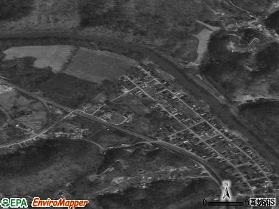 Zip code 41268 satellite photo by USGS