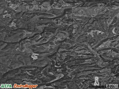 Zip code 41386 satellite photo by USGS