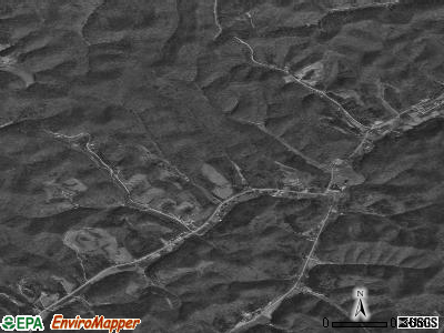 Zip code 41408 satellite photo by USGS