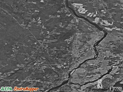 Zip code 04937 satellite photo by USGS