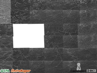 Zip code 41472 satellite photo by USGS