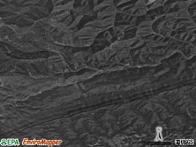 Zip code 41512 satellite photo by USGS