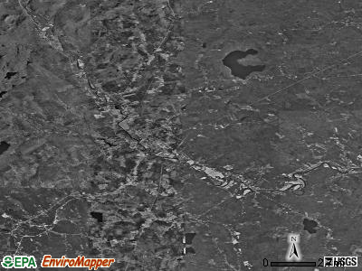 Zip code 04938 satellite photo by USGS