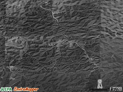 Zip code 41514 satellite photo by USGS