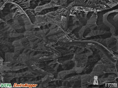 Zip code 41601 satellite photo by USGS