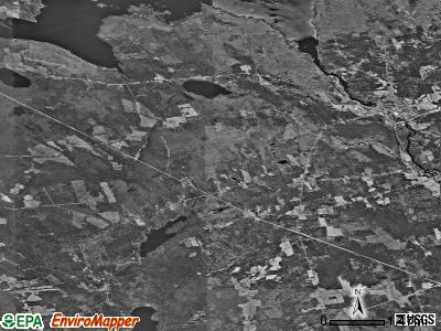 Zip code 04943 satellite photo by USGS