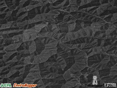 Zip code 41606 satellite photo by USGS