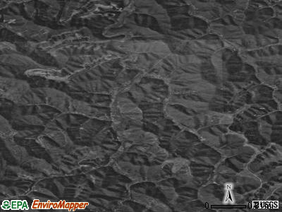 Zip code 41631 satellite photo by USGS