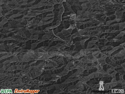 Zip code 41649 satellite photo by USGS