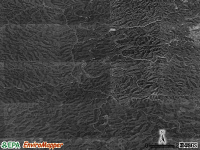Zip code 41653 satellite photo by USGS
