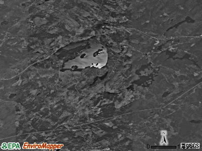 Zip code 04949 satellite photo by USGS