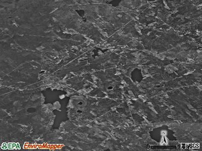Zip code 04952 satellite photo by USGS