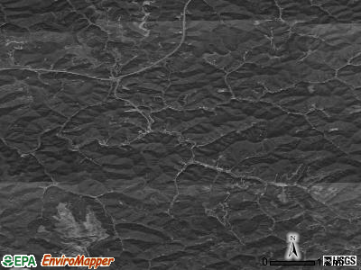 Zip code 41822 satellite photo by USGS