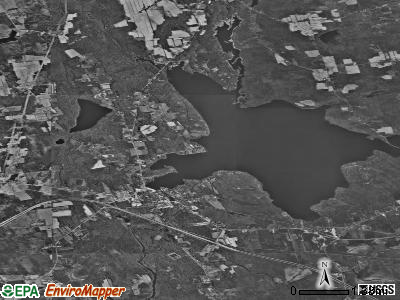 Zip code 04953 satellite photo by USGS