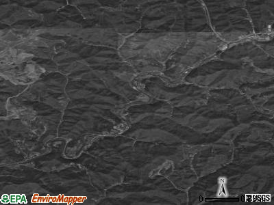 Zip code 41826 satellite photo by USGS