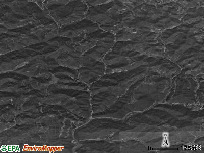 Zip code 41834 satellite photo by USGS