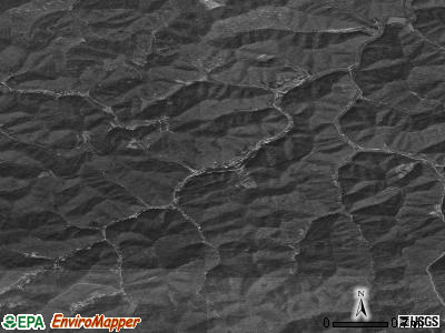 Zip code 41844 satellite photo by USGS