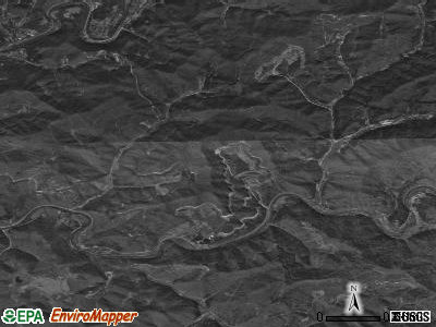 Zip code 41845 satellite photo by USGS