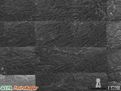 Zip code 41858 satellite photo by USGS