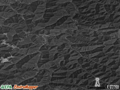 Zip code 41862 satellite photo by USGS