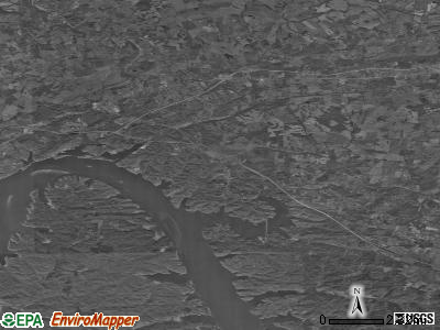 Zip code 42038 satellite photo by USGS