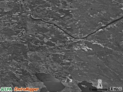 Zip code 04957 satellite photo by USGS