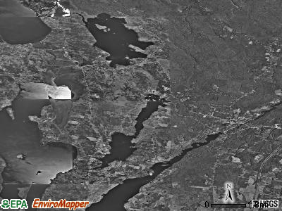 Zip code 04963 satellite photo by USGS