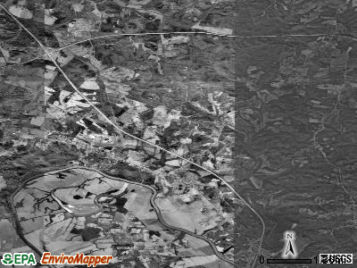 Zip code 42333 satellite photo by USGS