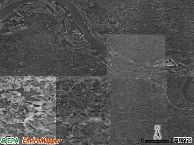 Zip code 42348 satellite photo by USGS