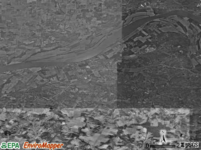 Zip code 42351 satellite photo by USGS