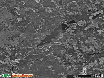 Zip code 04971 satellite photo by USGS