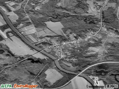 Zip code 42369 satellite photo by USGS