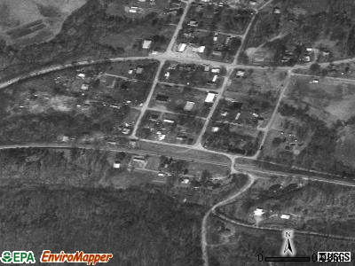 Zip code 42370 satellite photo by USGS