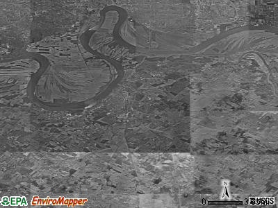 Zip code 42420 satellite photo by USGS