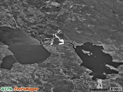 Zip code 04978 satellite photo by USGS