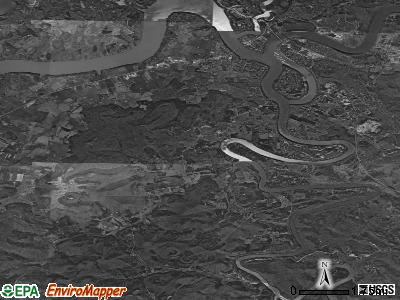 Zip code 42519 satellite photo by USGS