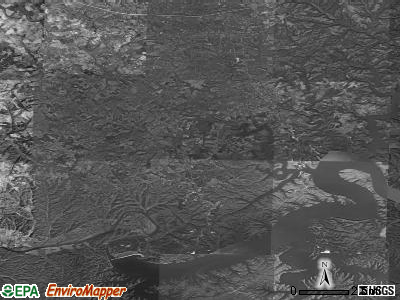 Zip code 42629 satellite photo by USGS
