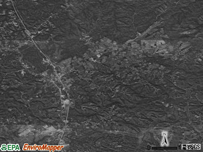 Zip code 42635 satellite photo by USGS