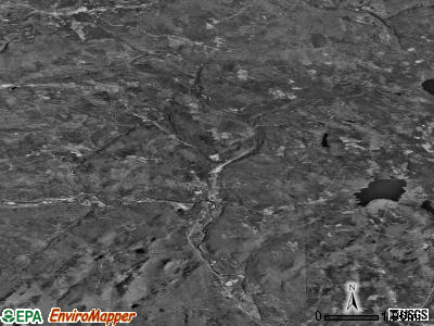Zip code 04983 satellite photo by USGS