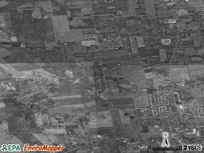 Zip code 43002 satellite photo by USGS